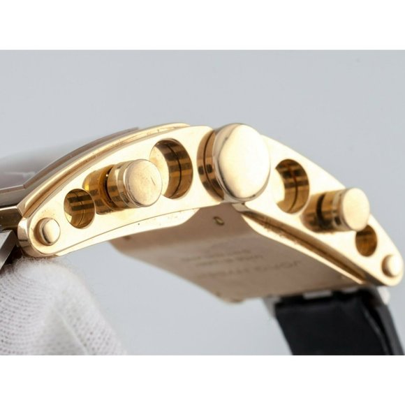 Jorg Hysek 18k Yellow Gold Limited Edition of 200 Dual Time Quartz Watch - Picture 5 of 7